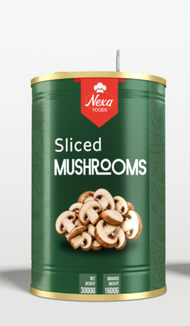 Sliced Mushrooms (1600g)